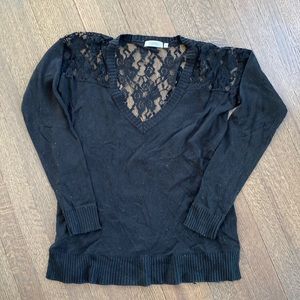 Firth Lace Back Sweater